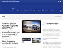 Tablet Screenshot of cccwaste.com